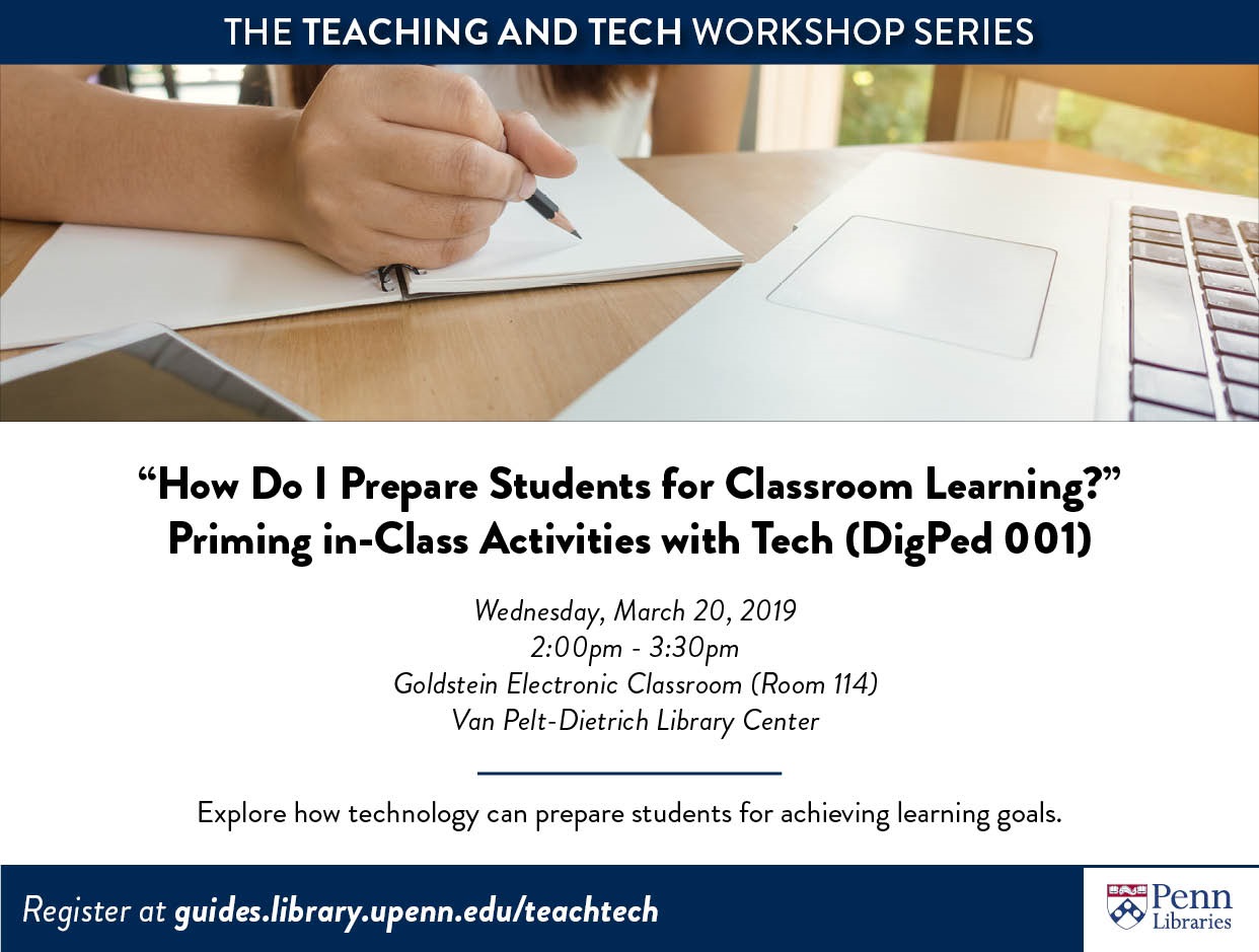 Register for the DigPed 001 Canvas at Penn