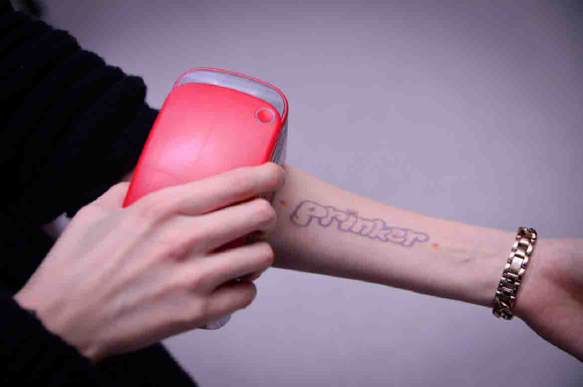 New Portable Printer Prints Temporary Tattoos On The Skin In Just Few Seconds Infochat