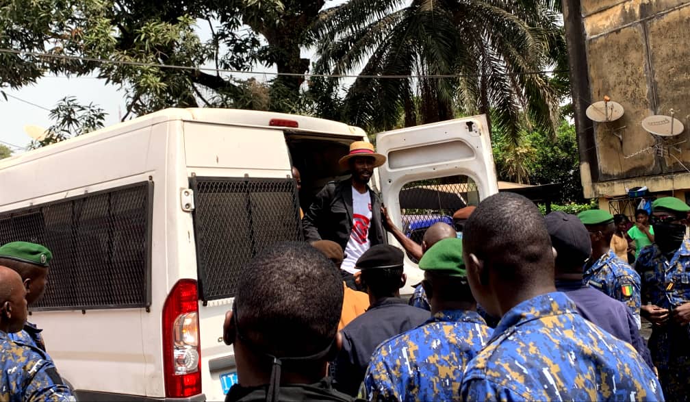« L’heure de la vérité a sonné » Sékou Jamal Péndessa, à son arrivée au TPI de dixinn