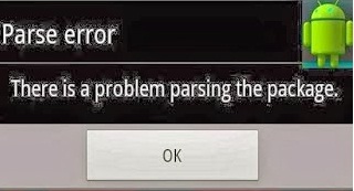Android: fix there is problem parsing the package error.
