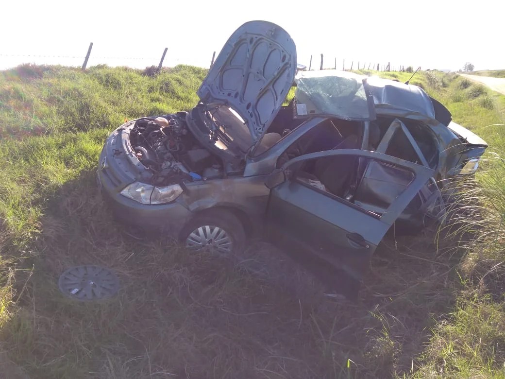 Accidente de tránsito en zona rural