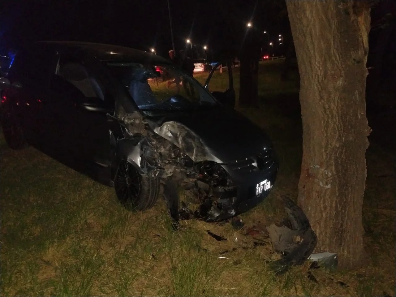 La Carlota: accidente sobre ruta 4 acceso norte.