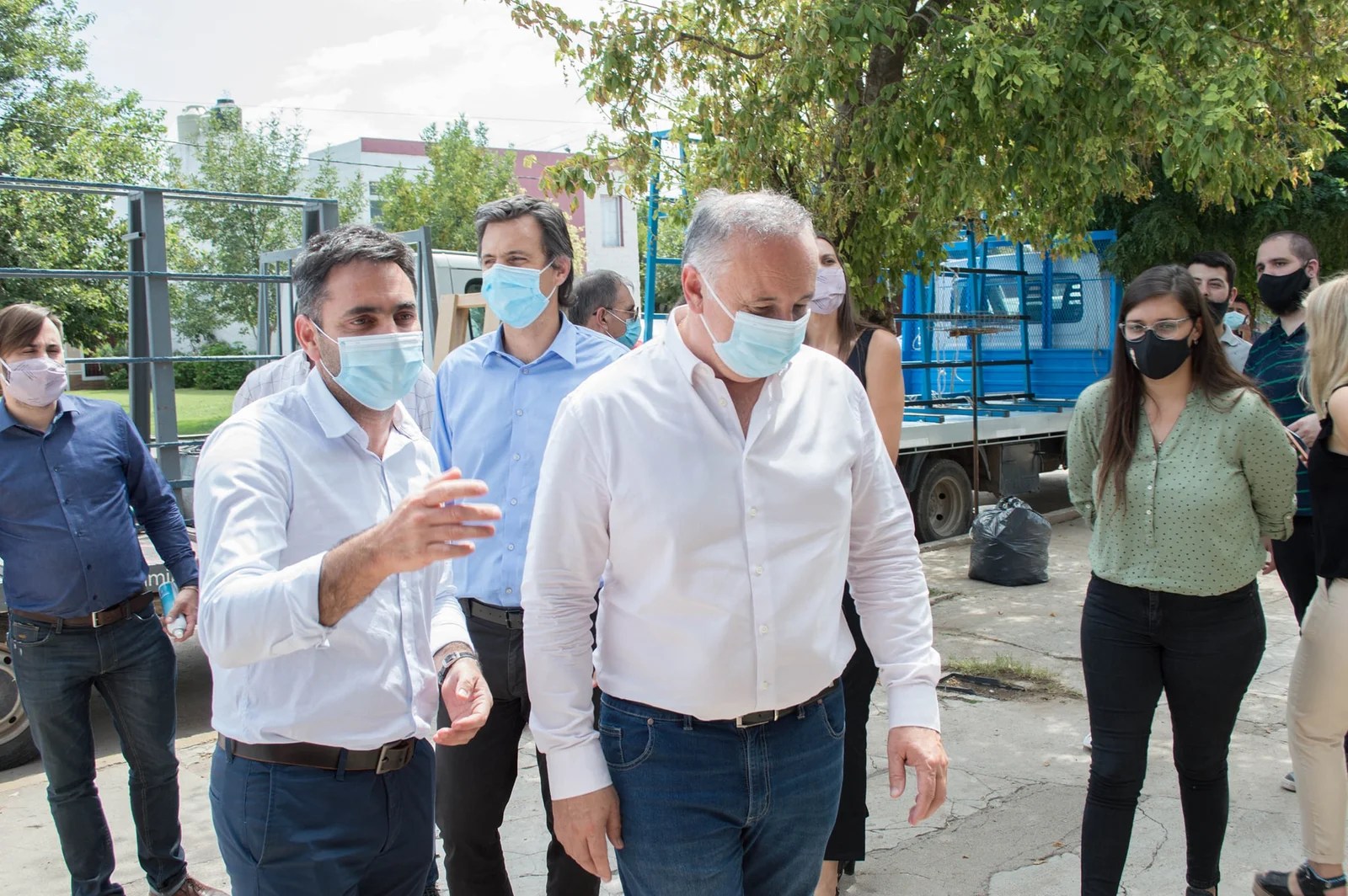 Etruria: visita del Ministro de Industria, Comercio y Minería