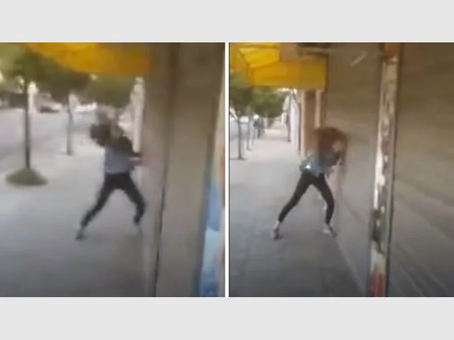 Habló la chica que estrelló su cabeza contra una persiana luego de pelear con su novio