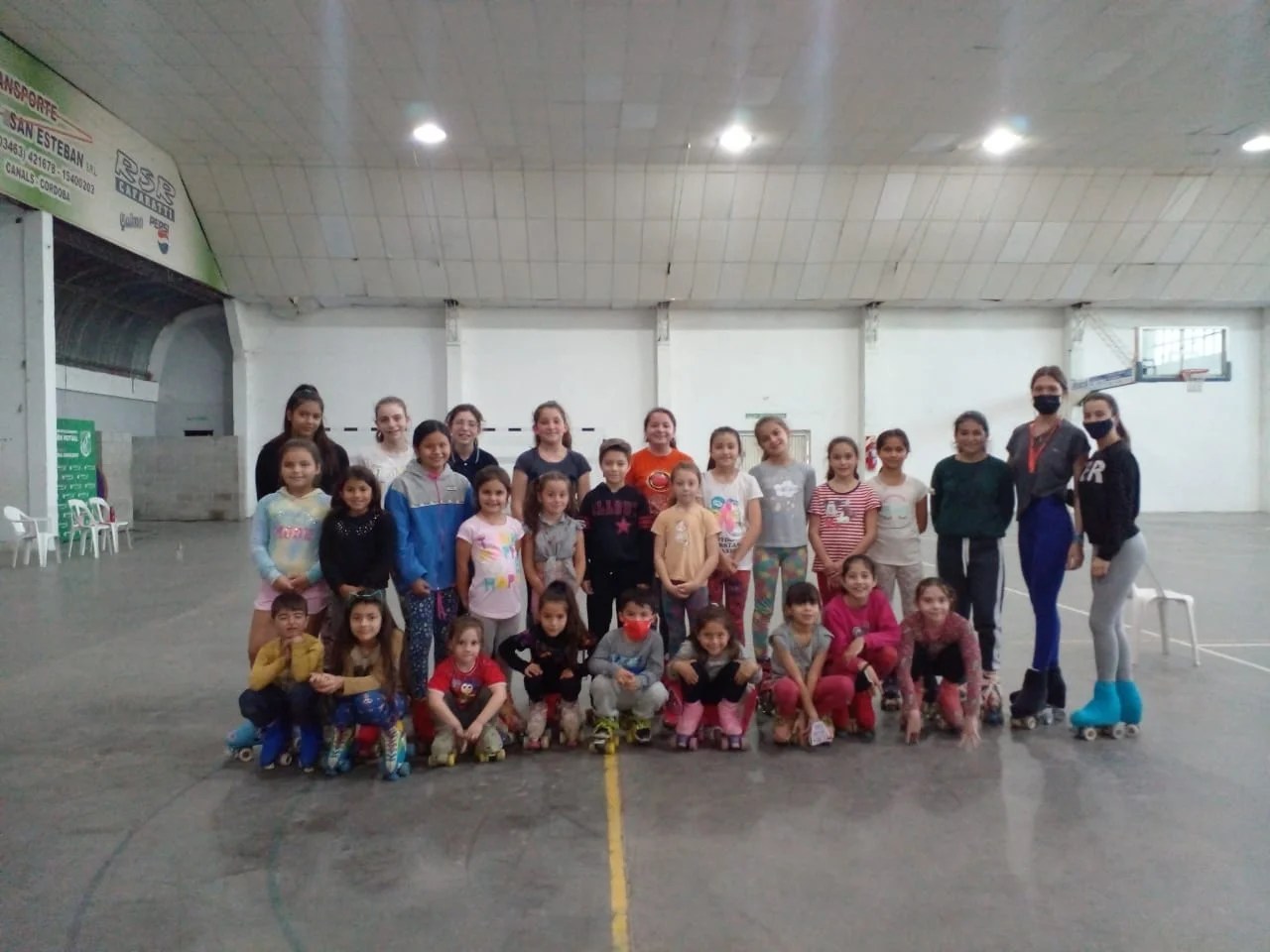 Patín Club Libertad: cada vez son más niños los que se suman a esta disciplina.