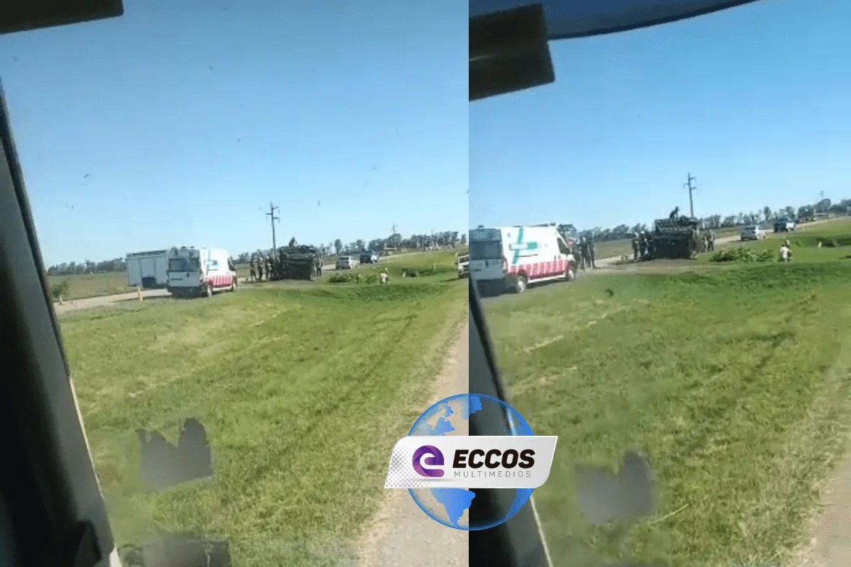 Vuelco en Ruta 3.