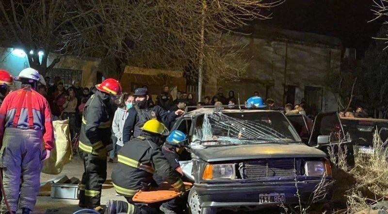 Una misma familia y dos accidentes viales a pocos metros de distancias en Laboulaye