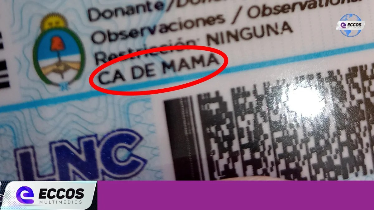 Le imprimieron su enfermedad en el carnet de conducir