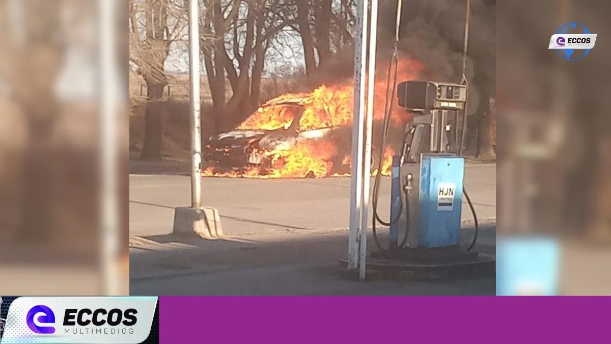Cavanagh: se incendió un vehículo en viaje