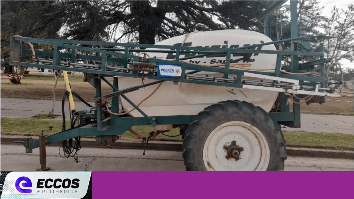 Recuperan implementos agrícolas sustraídos