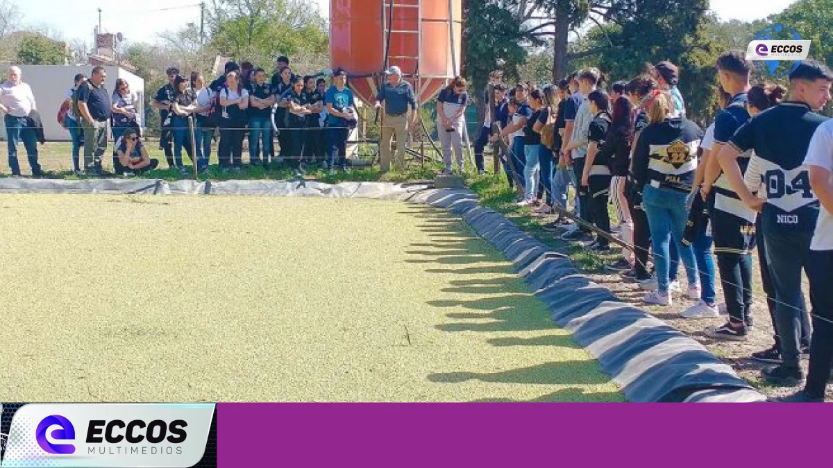 Programa ImpaCT.AR: Estudiantes de Canals se familiarizaron con la planta de efluentes