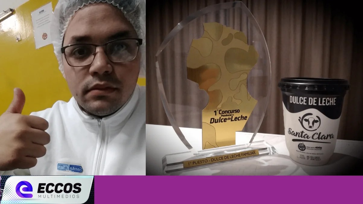 Un canalsense entre los premiados en un concurso de quesos, mantecas y dulces de leche
