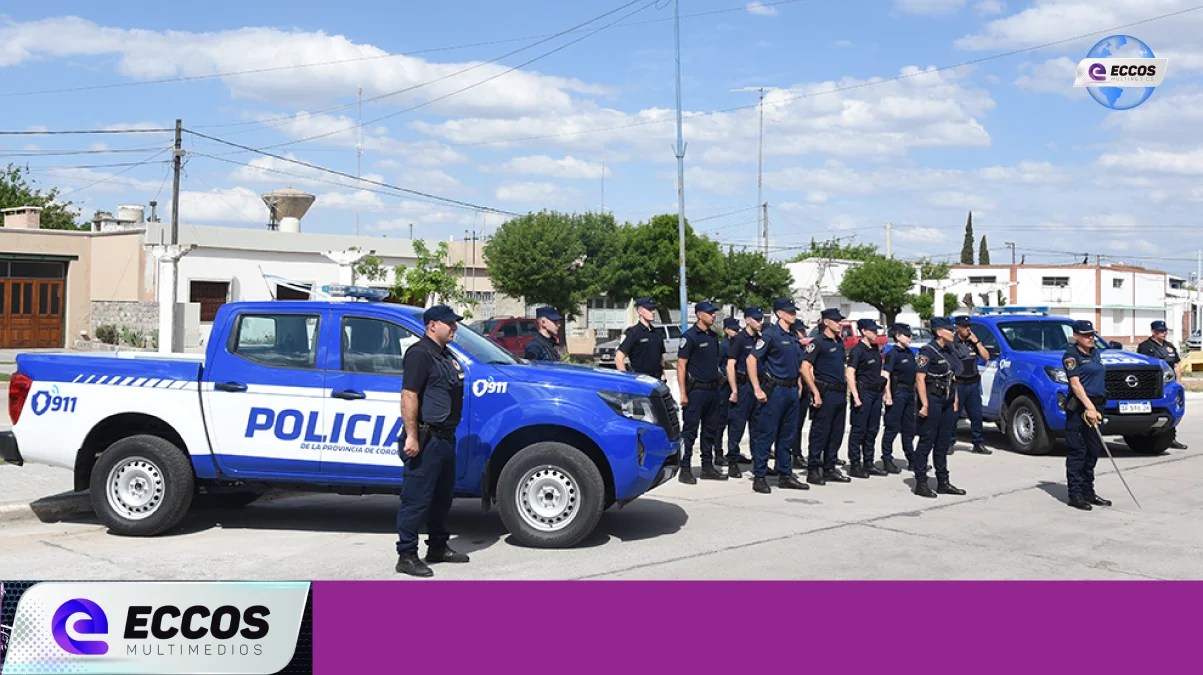 Santa Eufemia, Alpa Corral y Chucul recibieron patrulleros cero kilómetros.