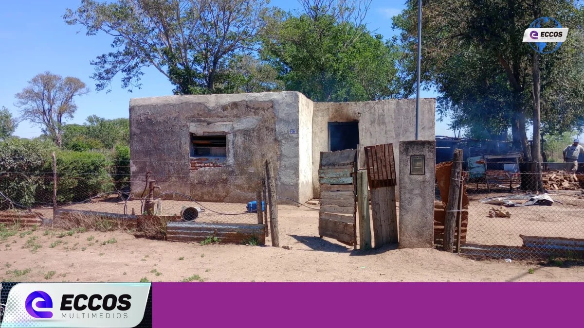 Se incendió una vivienda en Benjamín Gould