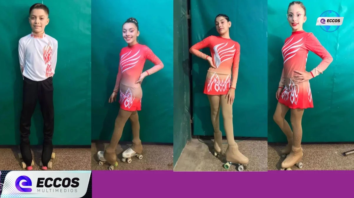 Patinadores del Club Libertad compiten en la copa América 2022