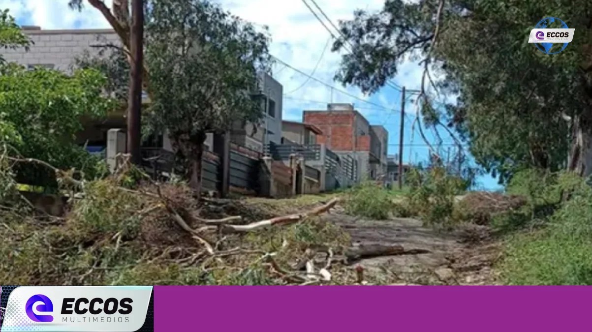 La Provincia asiste a Villa San Nicolás por los efectos de la tormenta