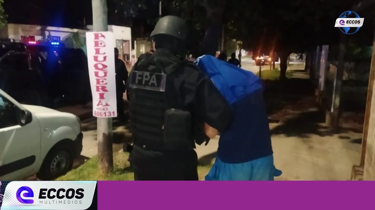 La FPA, sorprendió a una familia mientras fraccionaban cocaína.