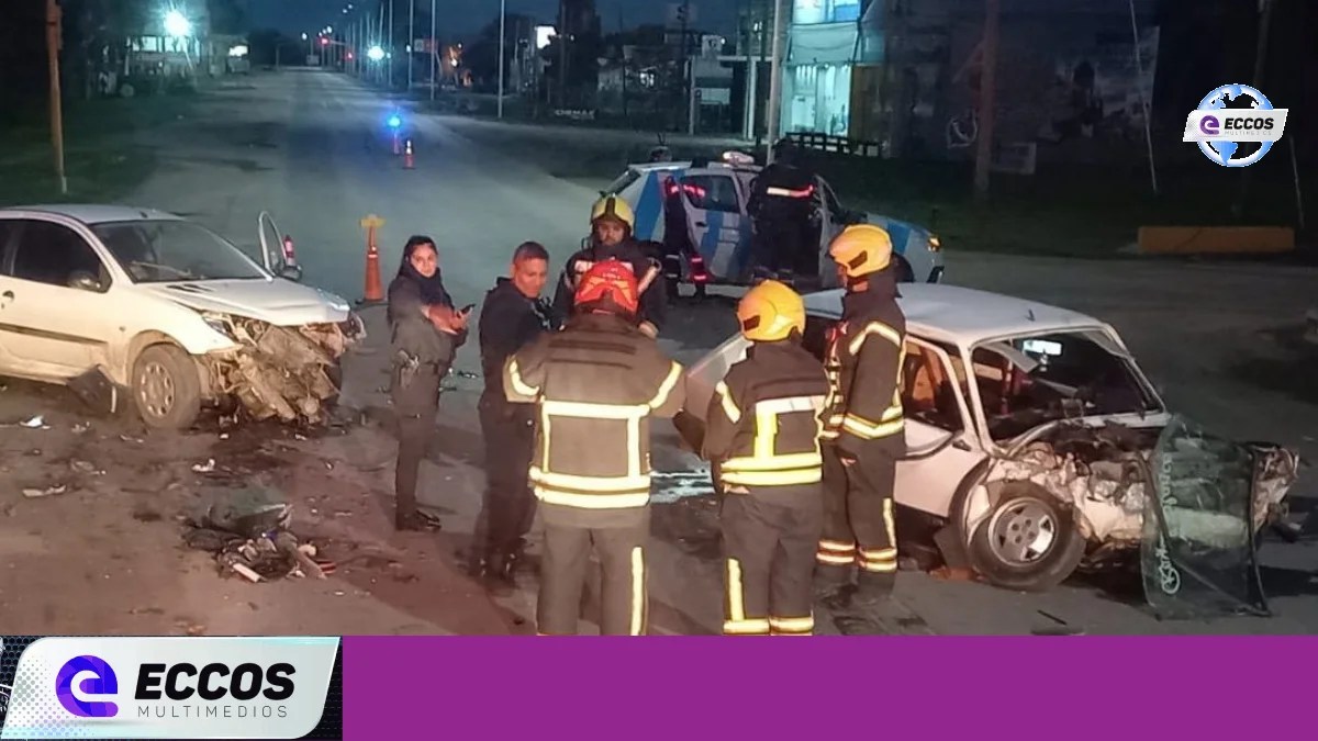 Choque en Las Varillas deja tres personas heridas y moviliza a los servicios de emergencia