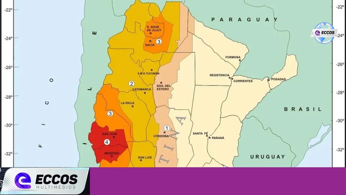 Actualizado el mapa de peligrosidad sísmica de Argentina: descubre las zonas con mayor riesgo