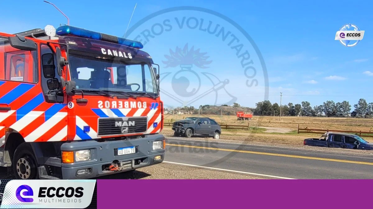 Accidente Ruta Provincial N°3, ingreso a Canals