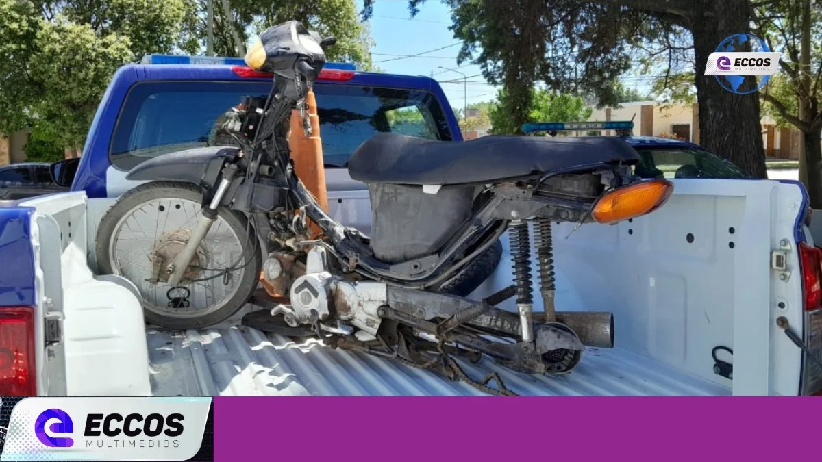 ¡Operativo Policial Exitoso Recupera Motos Robadas en Laborde y W. Escalante!