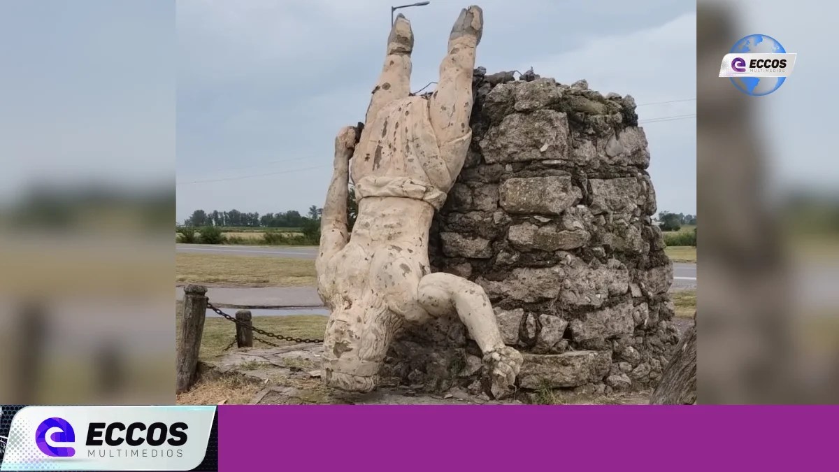 Ataque Vandalismo en La Carlota: Monumento Público “Indio” Destruido, Allanamiento en Santa Eufemia