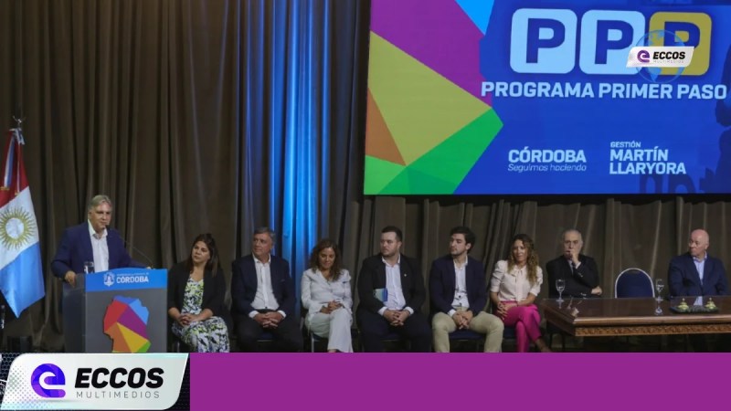 Llaryora lanzó una nueva edición del Programa Primer Paso