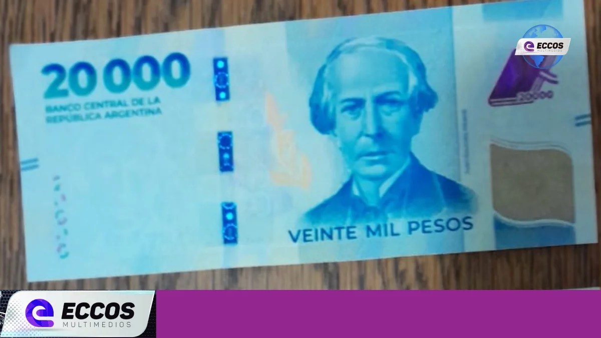 Ya circula en la zona el billete de veinte mil pesos