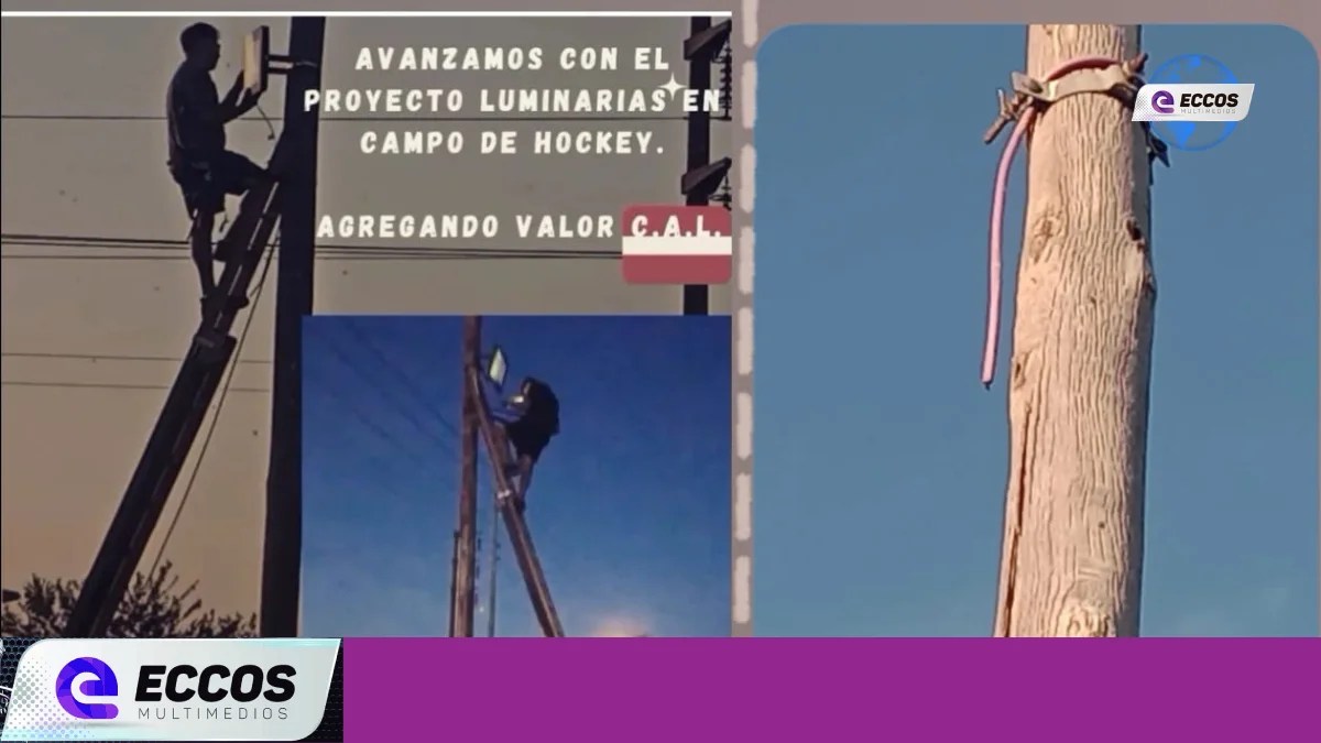 Vandalismo en club Libertad: Roban cables de iluminación