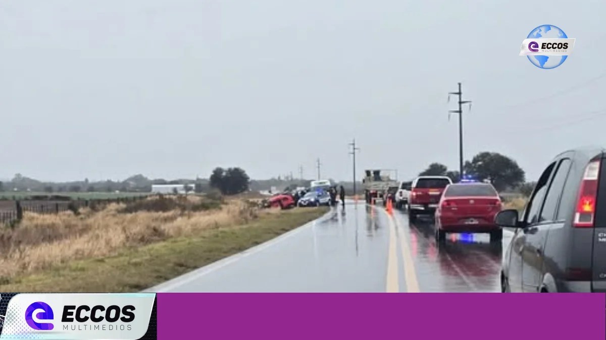 Trágico choque frontal en Ruta 9: una mujer fallecida y dos heridos