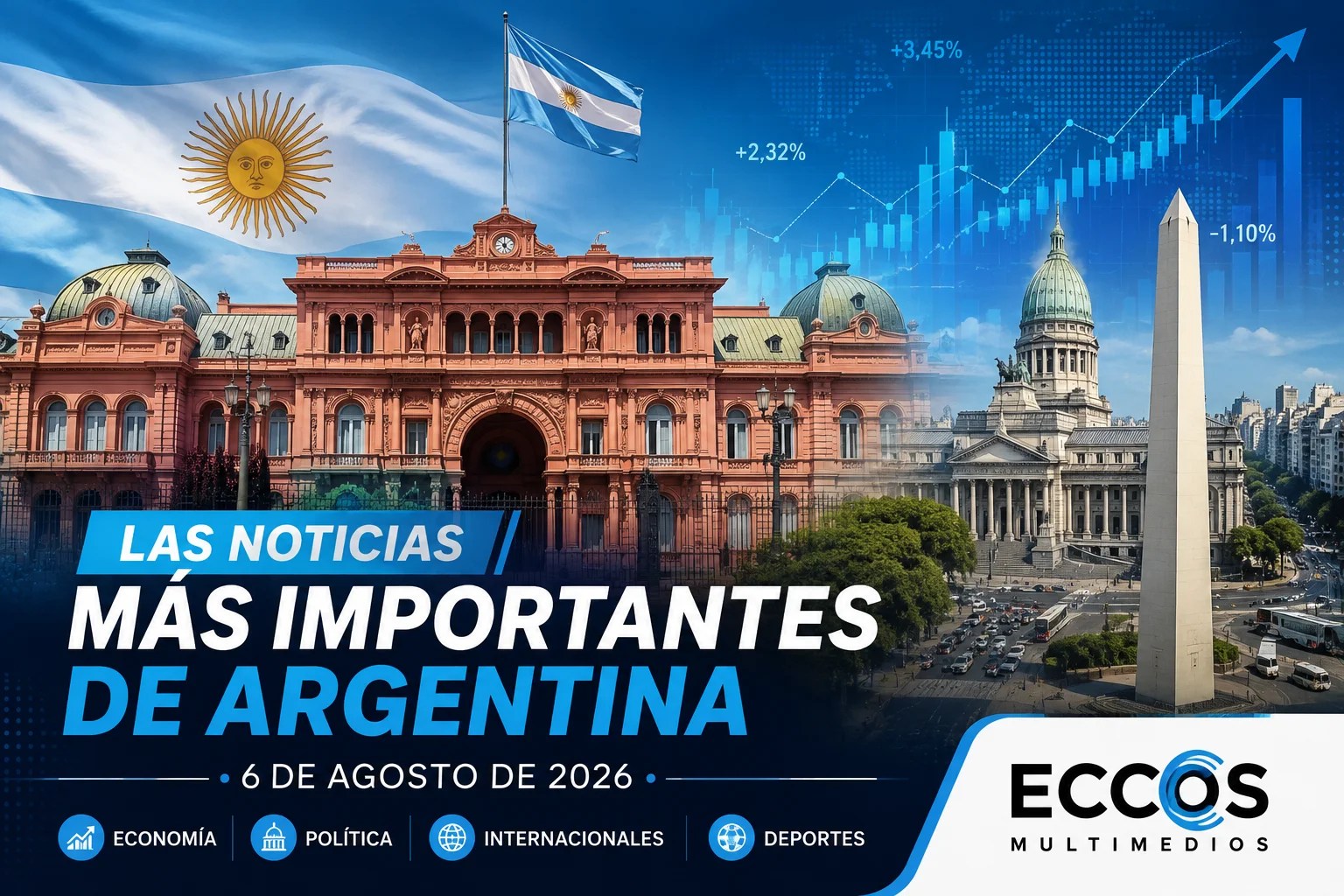 Argentina hoy: las 10 noticias más importantes del 6 de agosto de 2026 que marcaron la agenda nacional