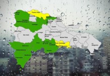COE mantiene solo al Gran Santo Domingo y Puerto Plata en amarilla por lluvias