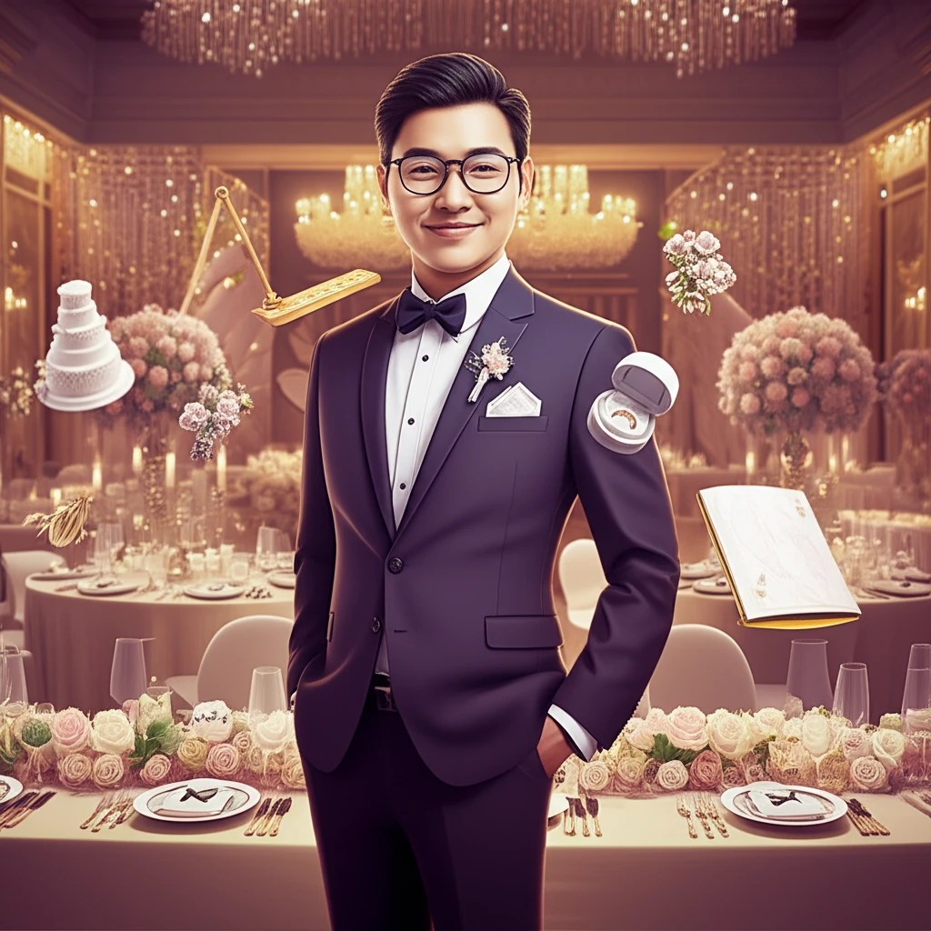 웨딩플래너 서비스 유형을 설명하는 인포그래픽