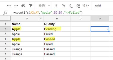 @caton , saya belum mengerti caranya menggunakan fungsi rumus . Countifs With Not Equal To In Infinite Ranges In Google Sheets
