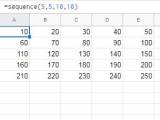 How To Use The Sequence Function In Google Sheets