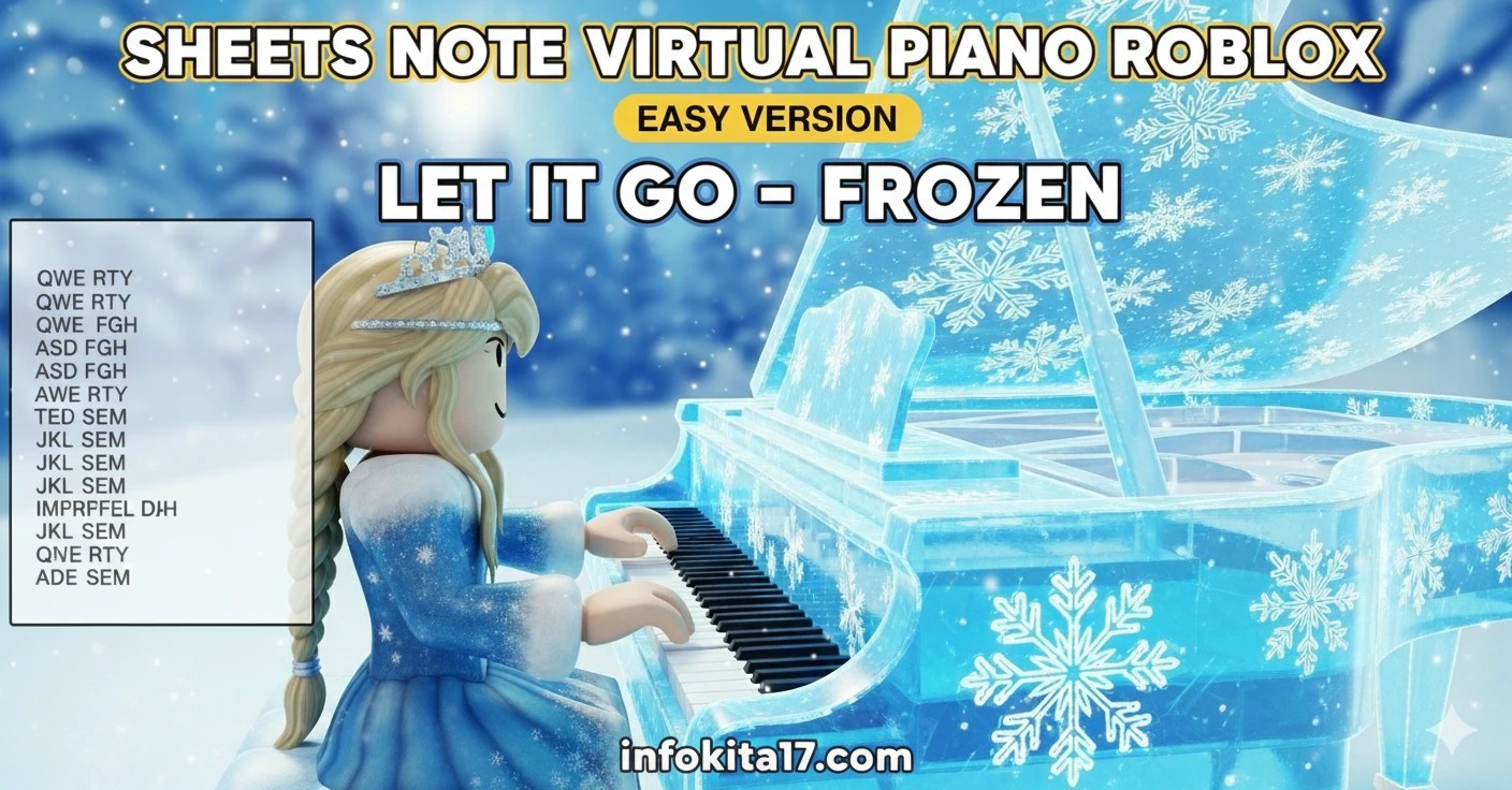 Sheets Note Piano Virtual Piano Roblox Let It Go Frozen Easy Sheets Note Piano Virtual Piano Roblox Let It Go Frozen Easy