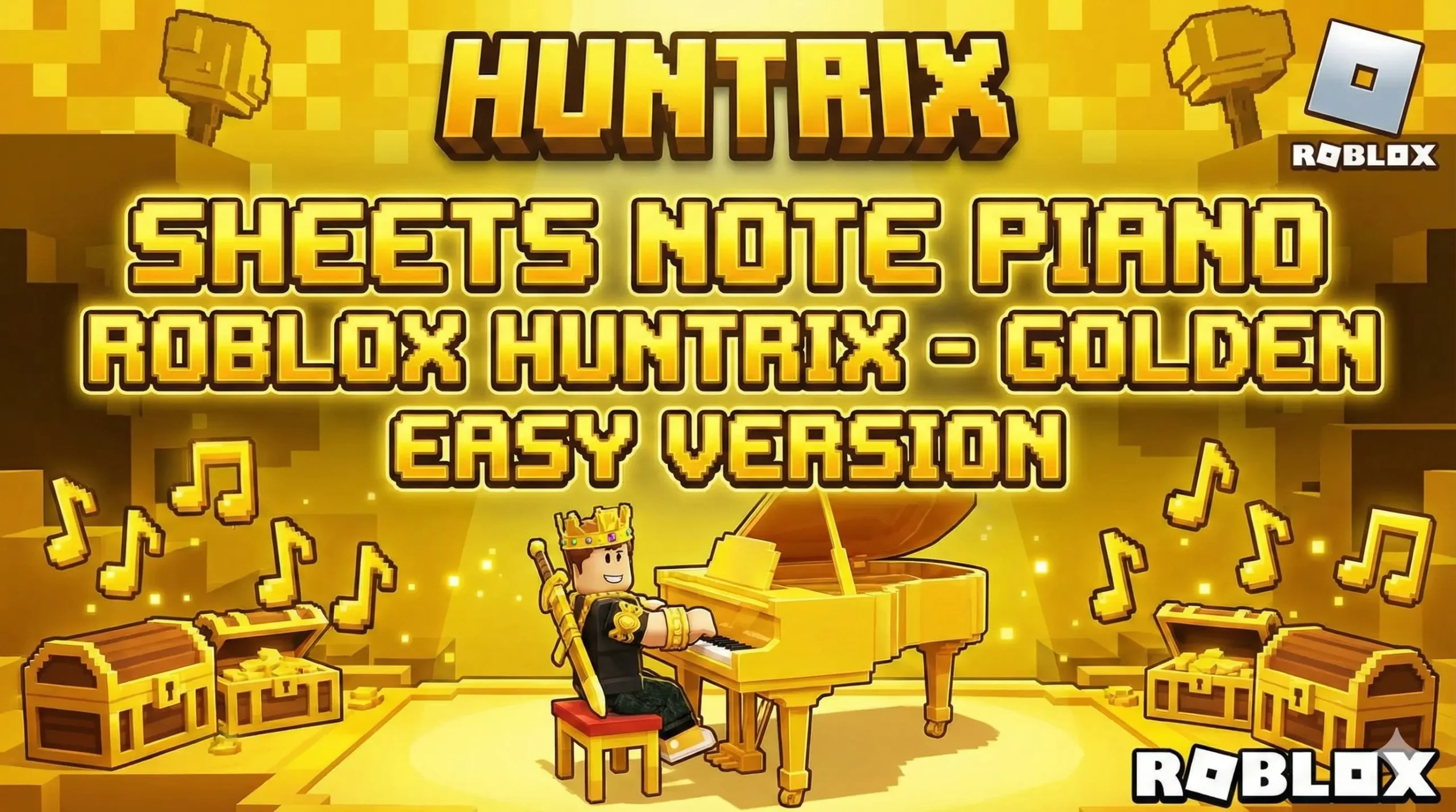 Sheets Note Piano Roblox HUNTRIX Golden Easy Version INFO KITA Sheets Note Piano Roblox HUNTRIX Golden Easy Version Scaled.webp