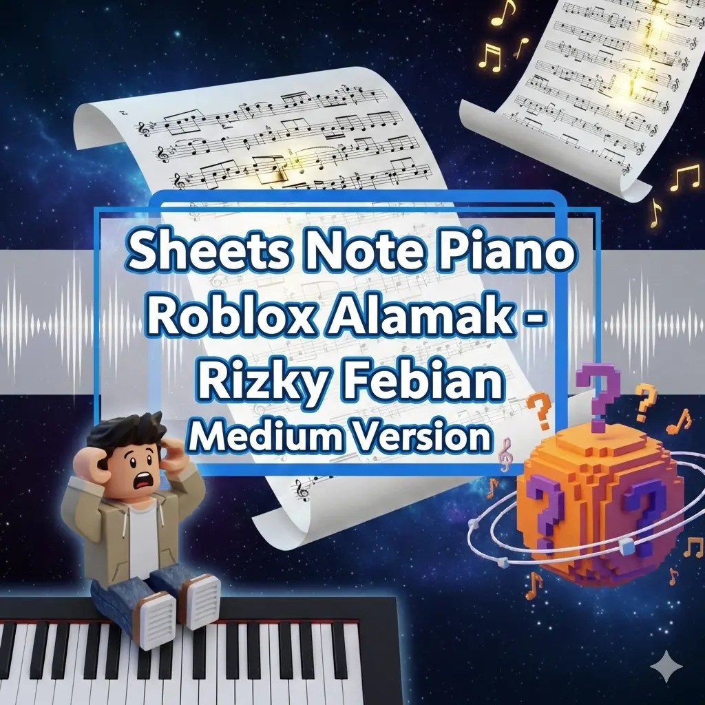 Sheets Note Piano Roblox Alamak Rizky Febian Medium Version Sheets Note Piano Roblox Alamak Rizky Febian Medium