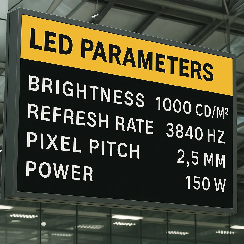 LED Parameters Display
