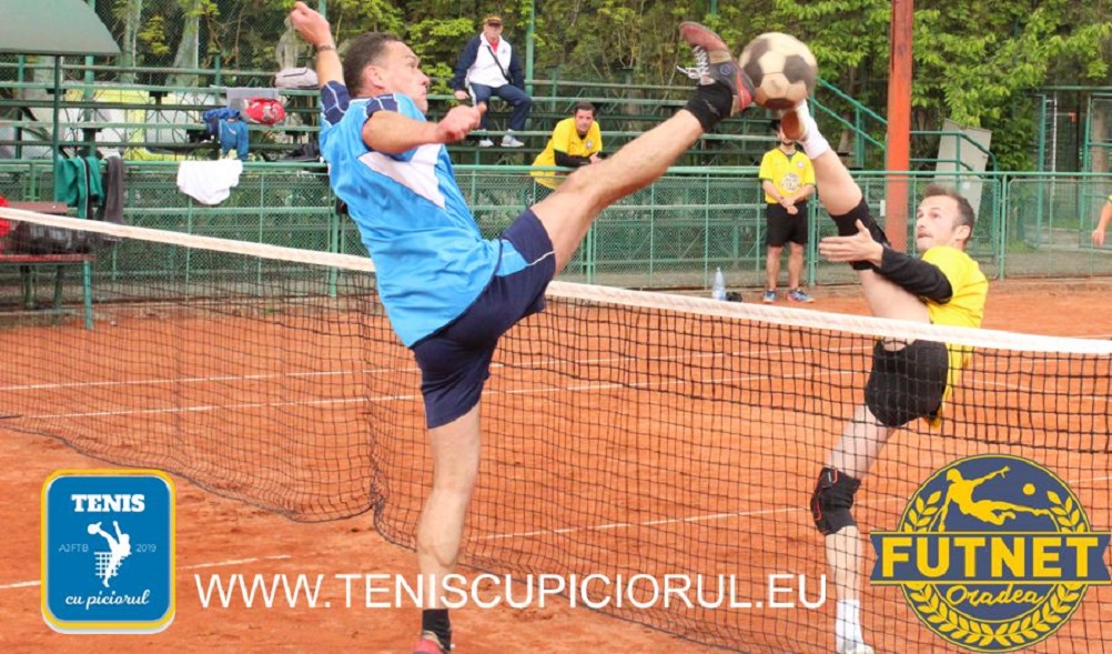 Campionatul de tenis cu piciorul: etapa a II-a se organizeaza in weekend la Oradea