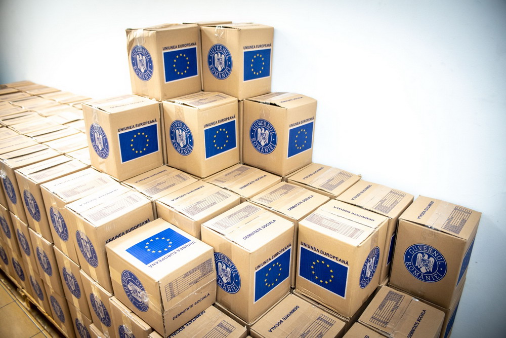 DASO distribuie pachetele cu produse alimentare pentru persoanele defavorizate. Ce contine fiecare pachet