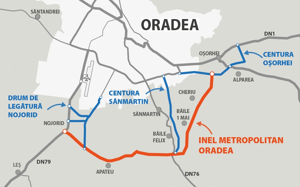 A fost aprobată declanșarea exproprierilor pentru Inelul Rutier Metropolitan Oradea