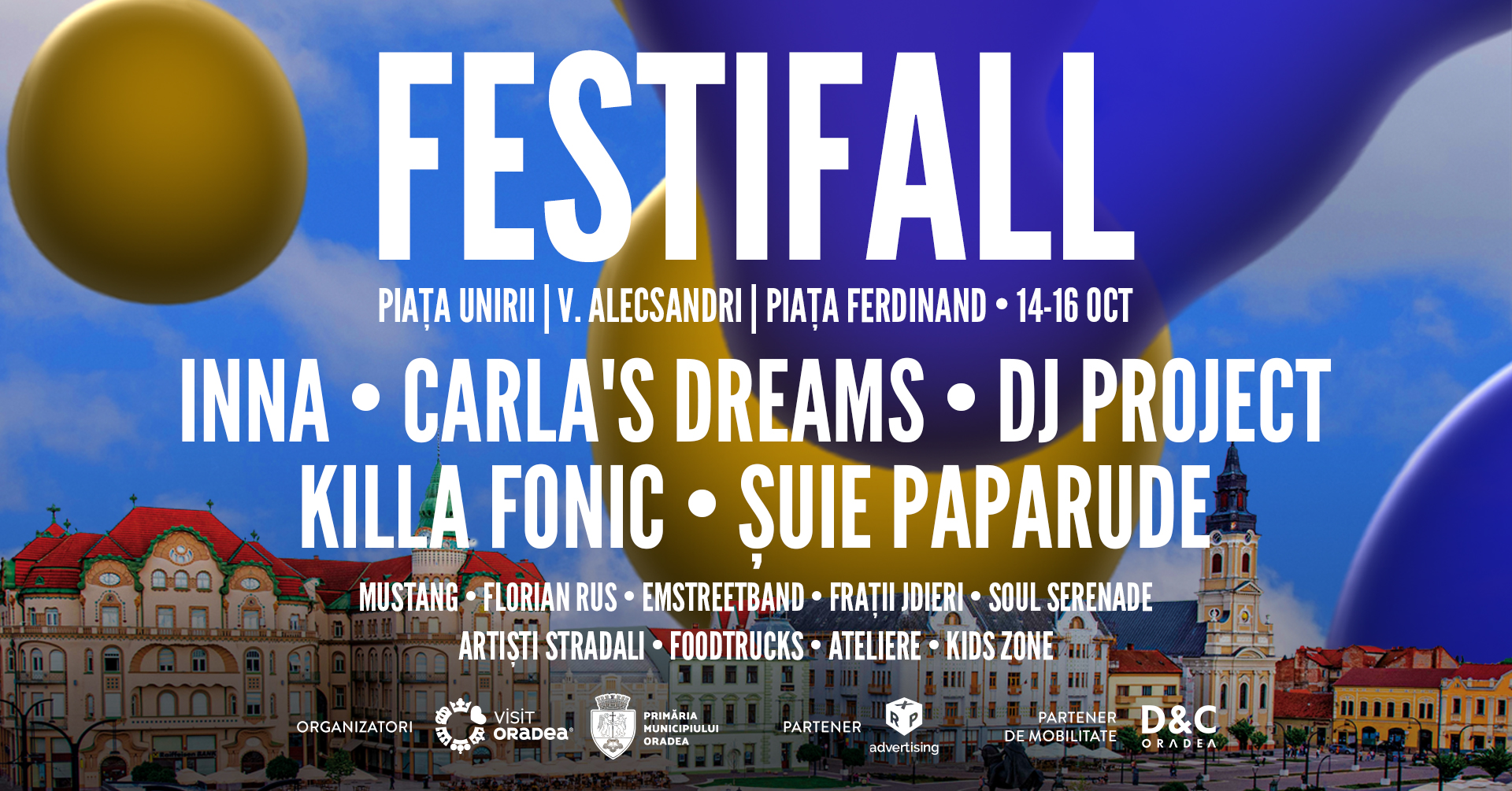 Program FestiFall 2022. Vezi ce surprize au pregatit organizatorii, ora de ora