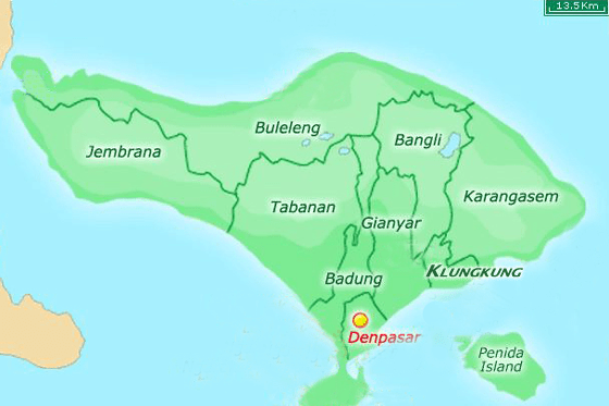 Kabupaten Kota Di Pulau Bali 1 Info Pulau Bali 