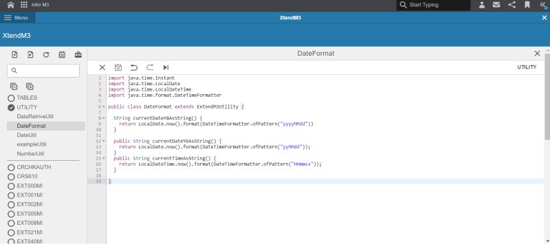 Github Infor Cloud Xtendm3 Extension Examples Xtendm3 Sample Extensions - Vintage Textures - Modern Mobile Collection