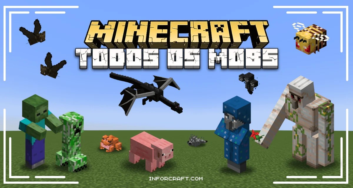 Todos os Mobs do Minecraft