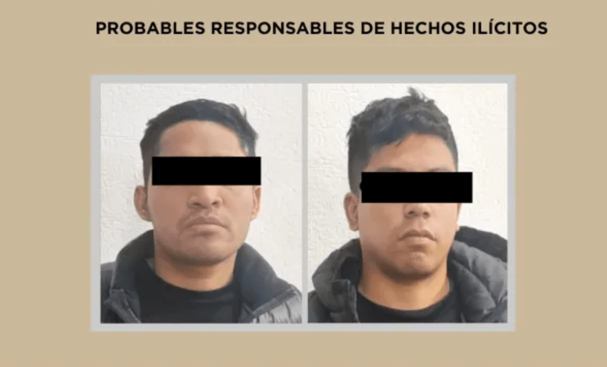 Detiene en flagrancia a dos sujetos que intentaban despojar a una persona de su vehículo en Ecatepec