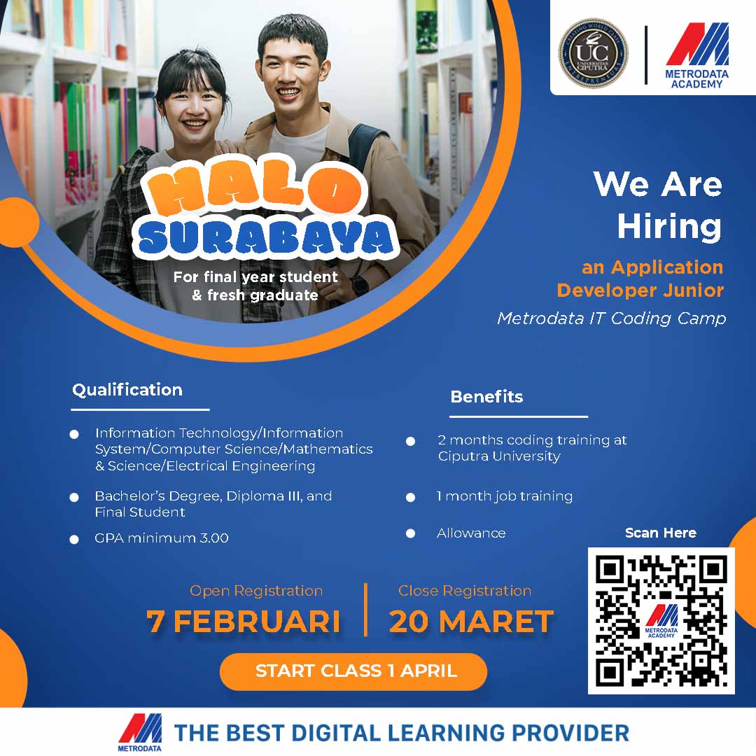 Metrodata IT Coding Camp Informatika Universitas Ciputra