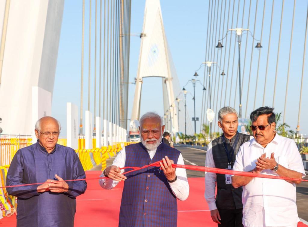 PM Modi inaugurated Sudarshan Setu 