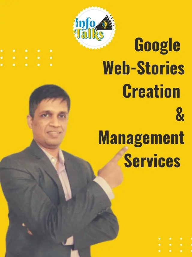 Don’t know How to Create Google Web Story ❓🤔  Don’t worry!!😇😇 👉Here at InfoTalks _ Google Web Stories Creation and Management Service  is Available.